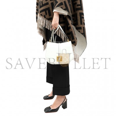 FENDI C'MON MEDIUM LEATHER CROSSBODY BAG 8622L-02 (25*20*7cm)